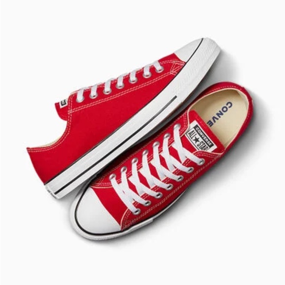 Converse Shoes - Converse | Unisex red All Star lace up sneakers, great tread! Men’s 6, Women’s 8